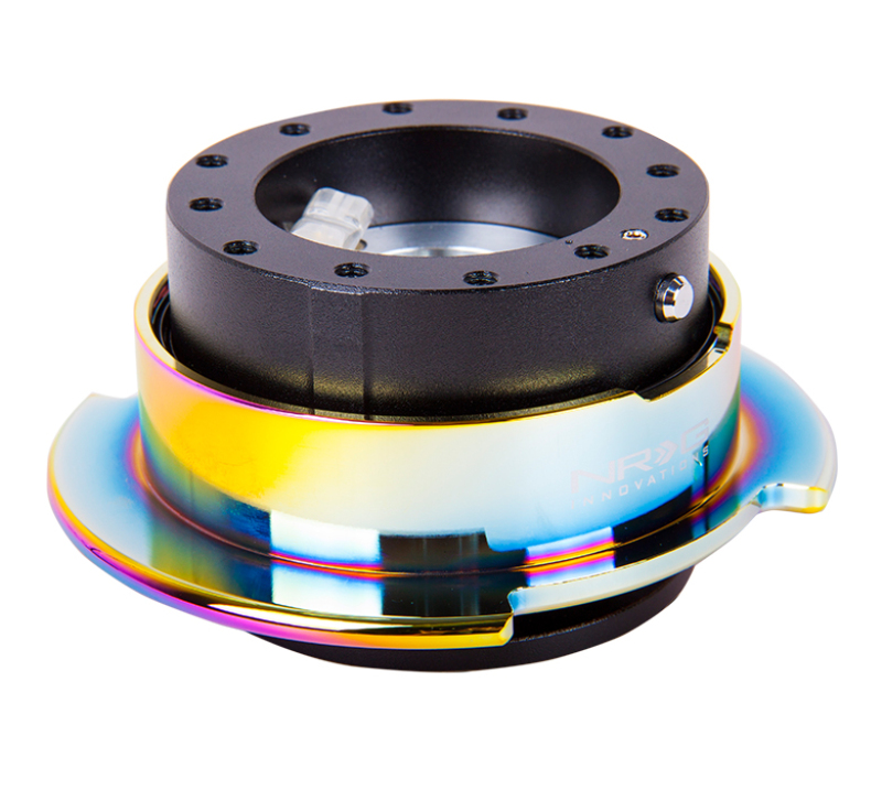 NRG Black Body Neochrome Ring 2.5 Quick Release