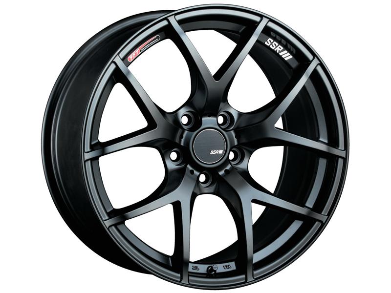 SSR GTV03 18x8.5 5x114.3 +40mm Flat Black Wheel