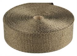 Torque Solution Volcanic Rock 2-inch Wide 100 Feet Long Exhaust Wrap