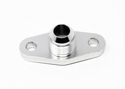 Torque Solution -10AN Billet Offset Port Matched Oil Drain Flange for T3/T4 Turbos
