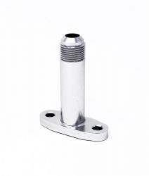 Torque Solution -10AN Extended Port Matched Oil Drain Flange for T3/T4 Turbos