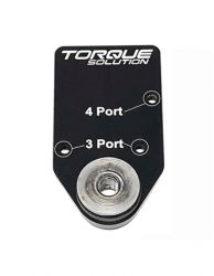 Torque Solution Billet MAC Valve Mount Bracket for 3 or 4 Port MAC Solenoid Valves