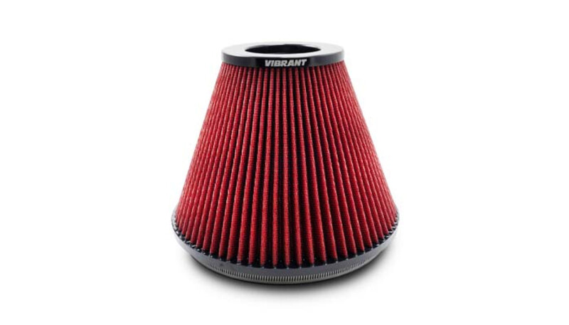 Vibrant 8.75-inch Inlet Classic Performance Air Filter for Bellmouth Velocity Stacks