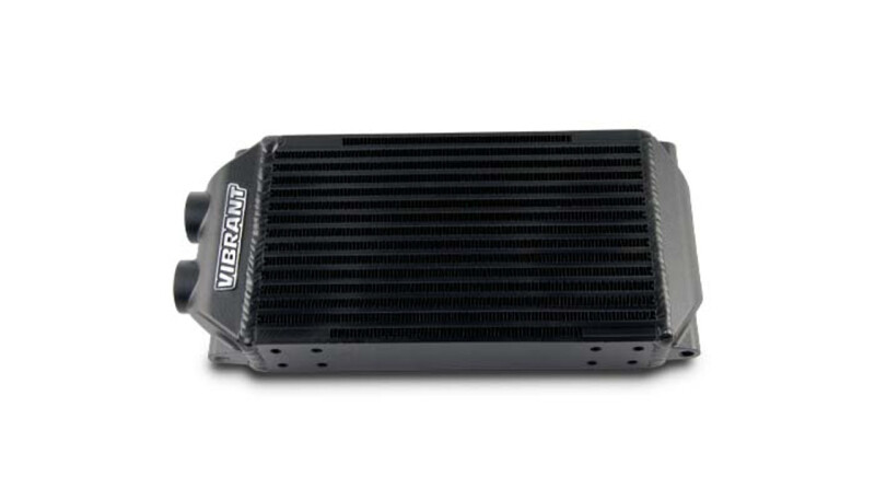 Vibrant 6x10x2 Dual Pass Oil Cooler Assembly