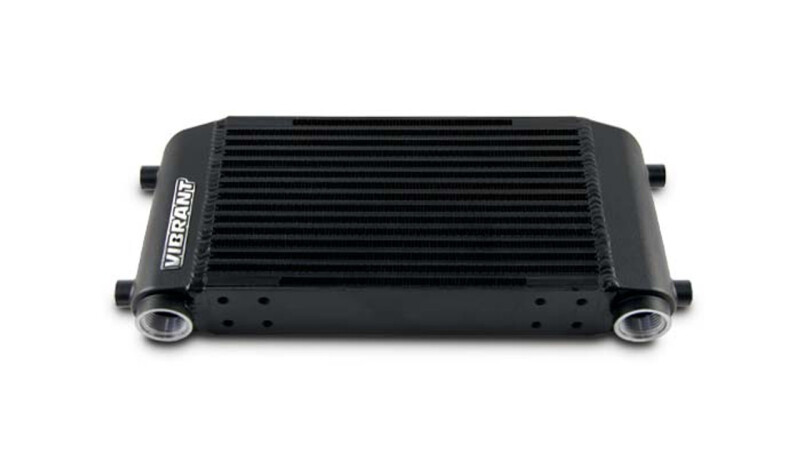 Vibrant 6x10x2 Single Pass Oil Cooler Assembly