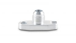 Vibrant 2-inch Bolt Hole -10AN Male Flare Aluminum Oil Drain Flange with Crowfoot