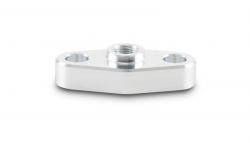 Vibrant 1/8-inch NPT Male Offset Center Port Oil Feed Flange for Garrett Turbos