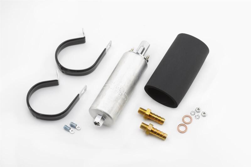 Walbro 255lph Inline Electric Fuel Pump with Installation Kit