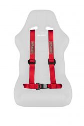 Braum 2in Red 4 Point Racing Harness
