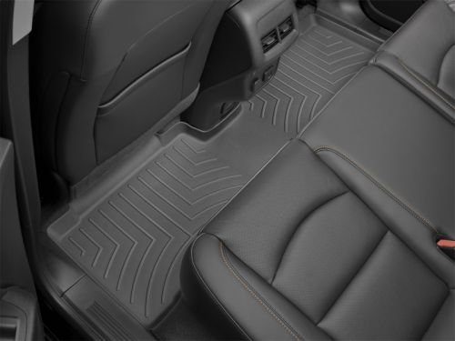 WeatherTech DigitalFit Rear FloorLiner for Honda Civic Sedan – Black, Part #448842
