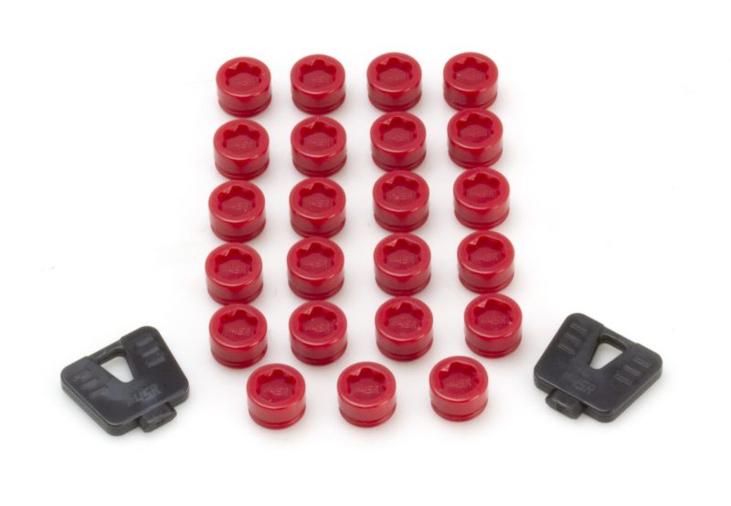 Muteki SR45R Red Wheel Caps Set of 20
