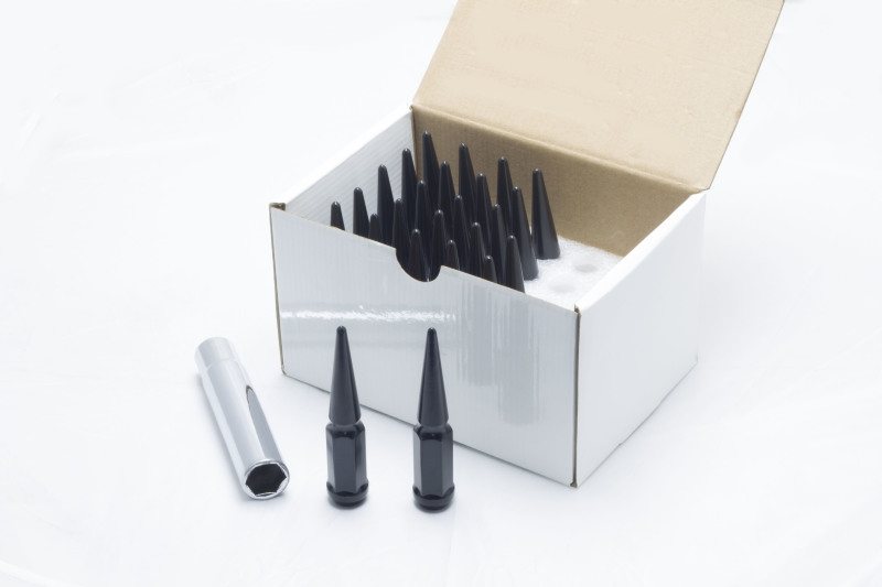 Wheel Mate Black M14x1.50 Spiked Lug Nuts Set of 24