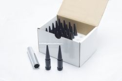 Wheel Mate Black M14x1.50 Spiked Lug Nuts Set of 24