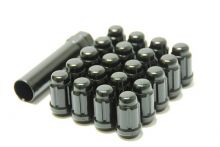Muteki Black Chrome M12x1.5 Closed End Lug Nuts