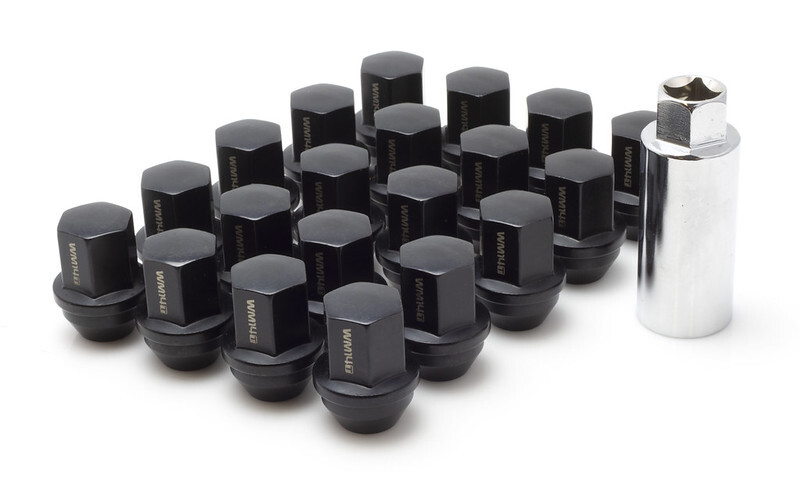Wheel Mate Black M14x1.50 WM14T Closed End Lug Nuts Set of 20