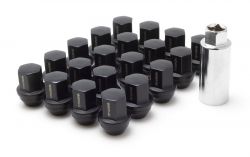 Wheel Mate Black M14x1.50 WM14T Closed End Lug Nuts Set of 20