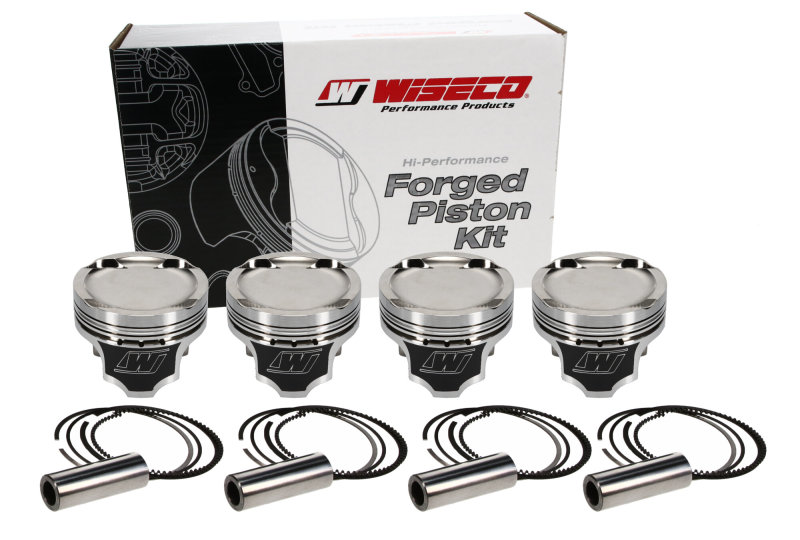 Wiseco 90-01 Integra B18 81mm 8.2:1 Professional Series Forged Racing Piston Set
